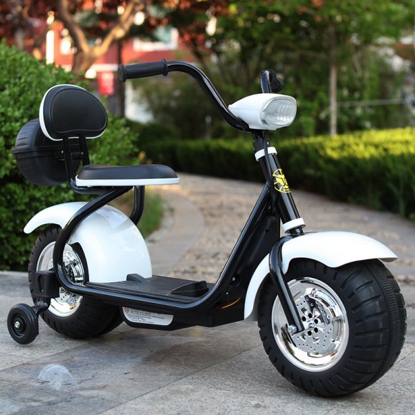 Детский электромотоцикл CityCoco QK-306 White