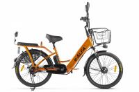 Велогибрид Green City e-ALFA new Золотистый