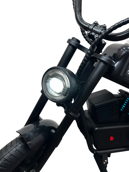 Детский электромотоцикл eDro Chopper Черный
