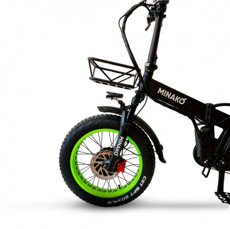 Электровелосипед Minako F10 Dual Салатовый