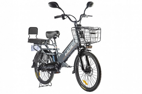 Велогибрид Green City e-ALFA GL Коричневый