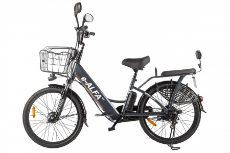 Велогибрид Green City e-ALFA new Черный
