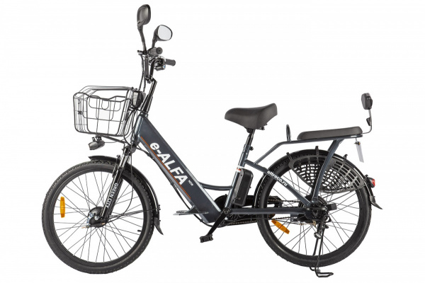 Велогибрид Green City e-ALFA new Темно-серый
