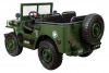 Электромобиль Jeep Willys YKE 4137 4x4 Армия зелёный
