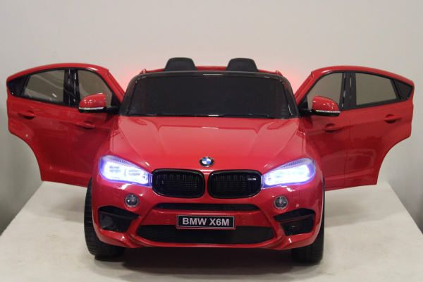 Электромобиль BMW X6 M JJ2168 Вишневый глянец