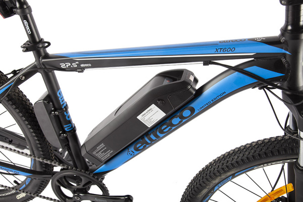 Велогибрид Eltreco XT 600 Limited Edition Синий-оранжевый