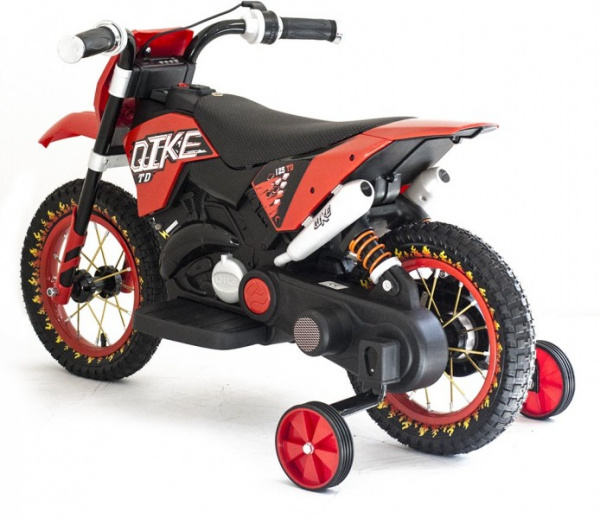 Детский кроссовый электромотоцикл Qike TD Red