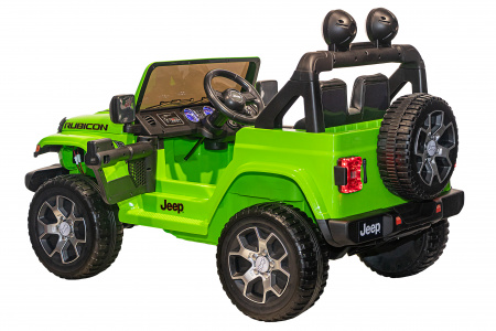 Электромобиль Jeep Rubicon 4x4 Зеленый