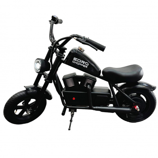 Детский электромотоцикл eDro Chopper Черный