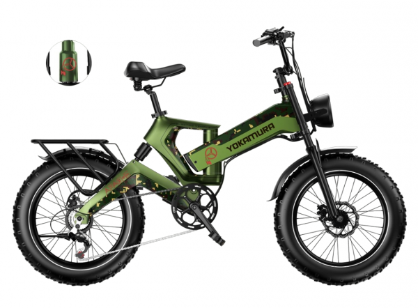 Электровелосипед Yokamura Apache Military Green