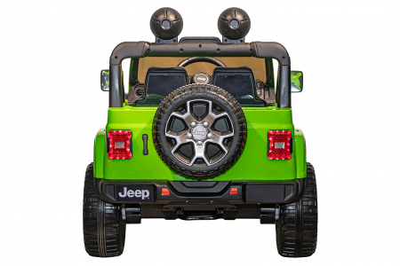 Электромобиль Jeep Rubicon 4x4 Зеленый