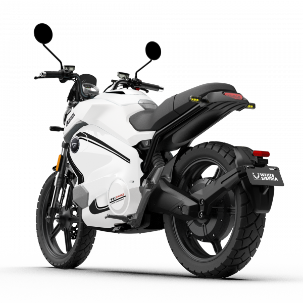 Электромотоцикл WHITE SIBERIA SUPER SOCO WANDERER PRO Белый