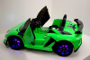 Электромобиль Lamborghini Aventador SVJ Зеленый