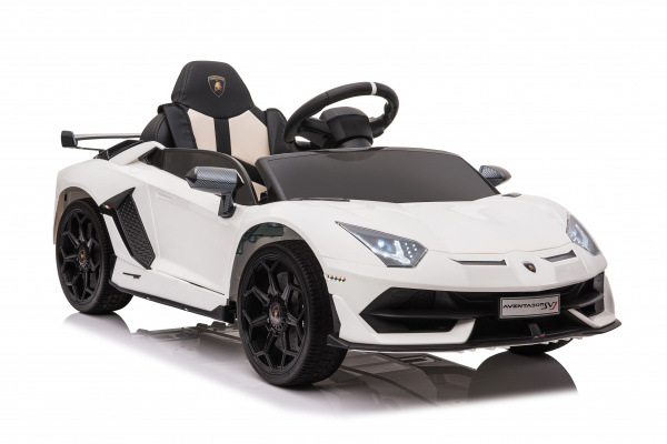 Электромобиль Lamborghini Aventador SVJ A333MP Белый