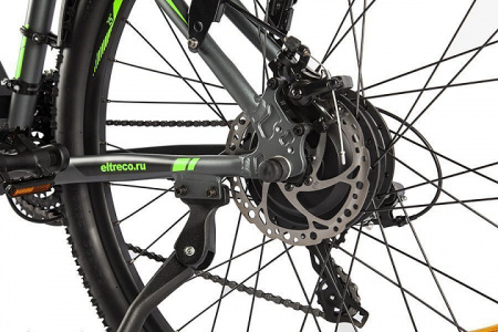 Велогибрид Eltreco Ultra MAX PRO Черно-зеленый