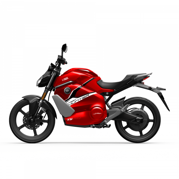 Электромотоцикл WHITE SIBERIA SUPER SOCO STREET HUNTER PRO Красный
