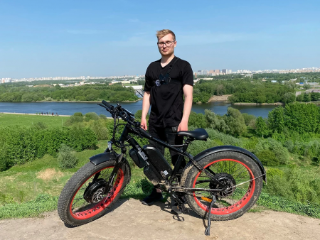 Электрофэтбайк Elbike Phantom Twix Черный