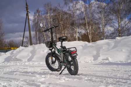 Электровелосипед White Siberia SLAV PRO 1000W Матовый зеленый