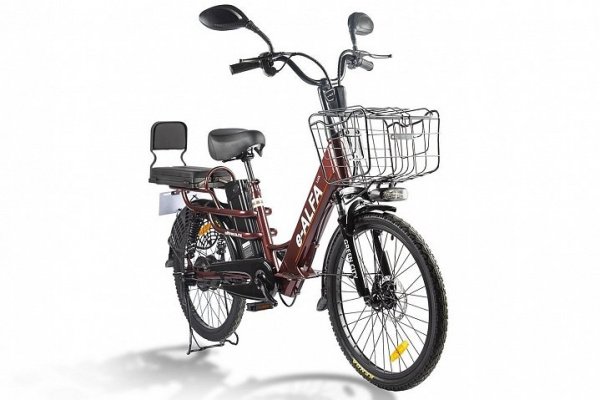Велогибрид Green City e-ALFA LUX Серебристый