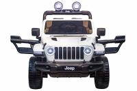 Электромобиль Jeep Rubicon 4x4 Белый