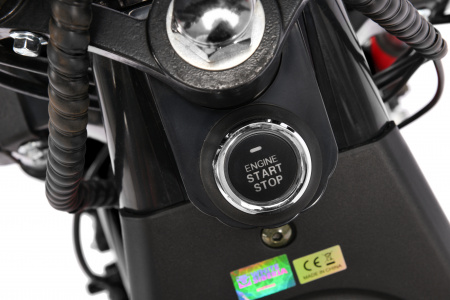 Электроскутер WHITE SIBERIA IKRA 5000W Black