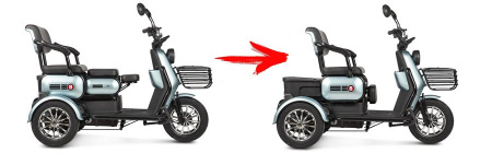 Электротрицикл Rutrike Патрон Красный