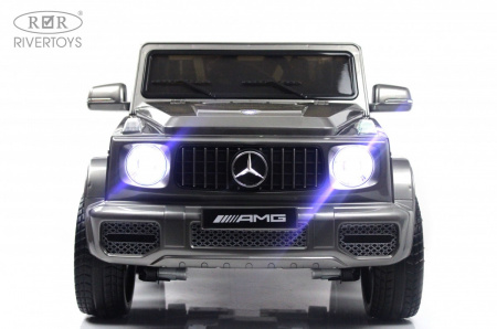 Детский электромобиль Mercedes-Benz G65 (E111EE) Серый глянец