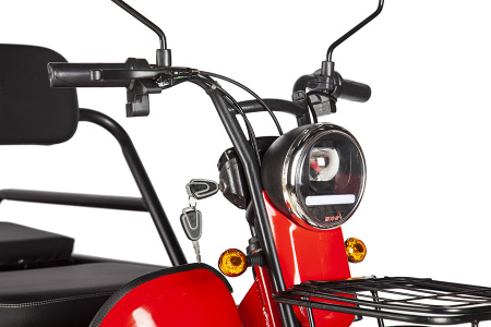 Электротрицикл Rutrike Такт 60V650W Красный
