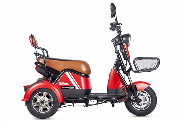 Электротрицикл Rutrike Шкипер Красный матовый