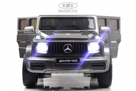 Детский электромобиль Mercedes-Benz G65 (E111EE) Серый глянец