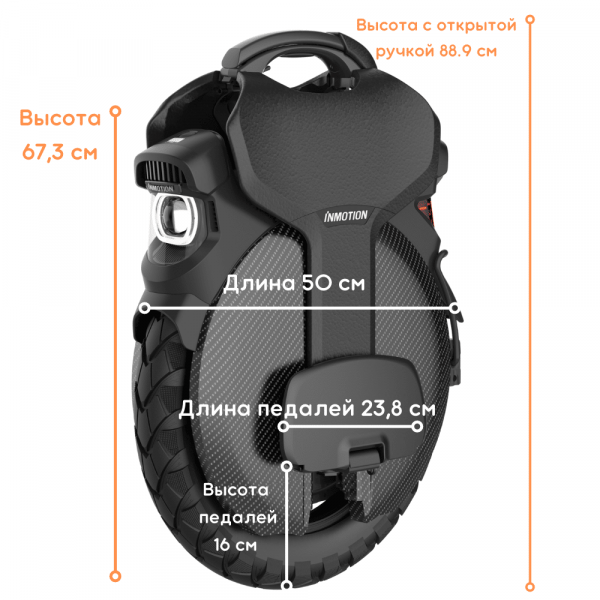 Моноколесо Inmotion V11 1500 Wh 84V подвеска