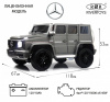 Детский электромобиль Mercedes-Benz G65 (E111EE) Серый глянец