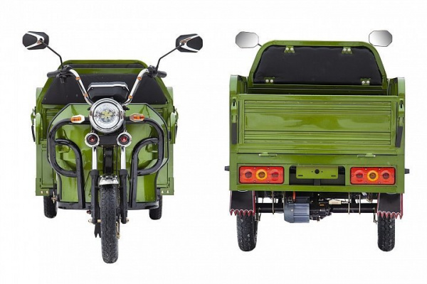 Грузовой электротрицикл Rutrike Вояж-П2 1250 60V 800W Серый