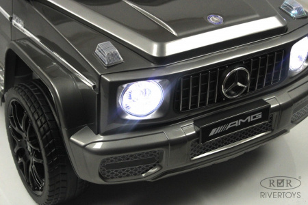 Детский электромобиль Mercedes-Benz G65 (E111EE) Серый глянец
