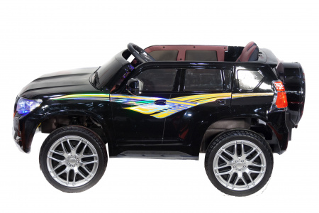 Электромобиль Toyota Prado 4х4 Черный