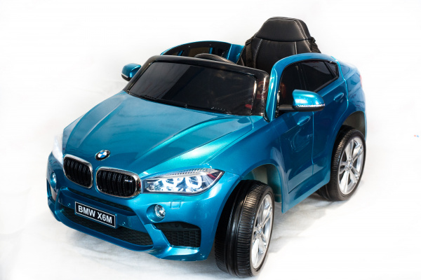 Электромобиль BMW X6M mini Синий (краска)