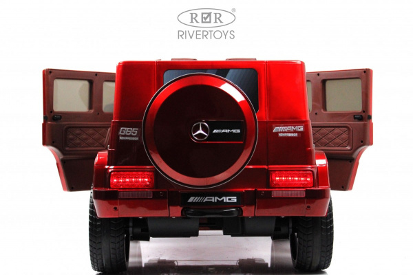 Детский электромобиль Mercedes-Benz G65 (E111EE) Красный глянец