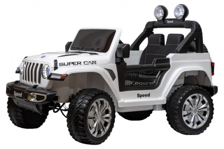Электромобиль Jeep Rubicon 4х4 Белый
