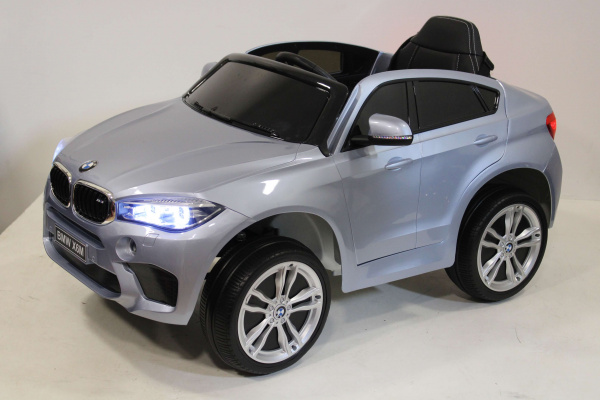 Электромобиль BMW X6M Серебряный глянец