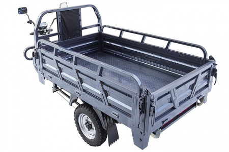 Электротрицикл Rutrike Титан 2000 ГИДРАВЛИКА 60V2000W Серый
