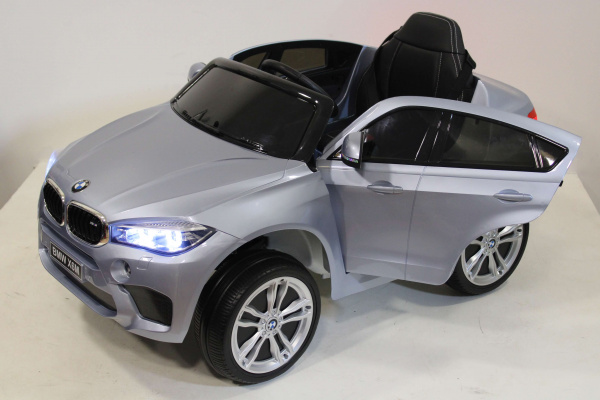 Электромобиль BMW X6M Серебряный глянец