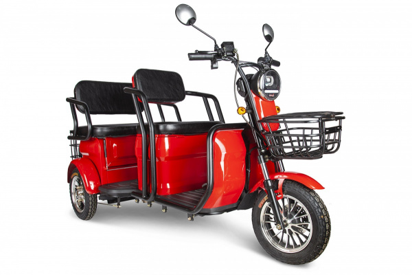 Электротрицикл Rutrike Экипаж 60V650W Красный